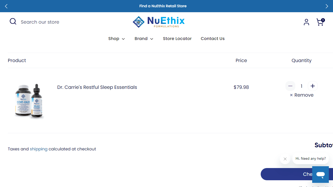 NuEthix apply coupon code